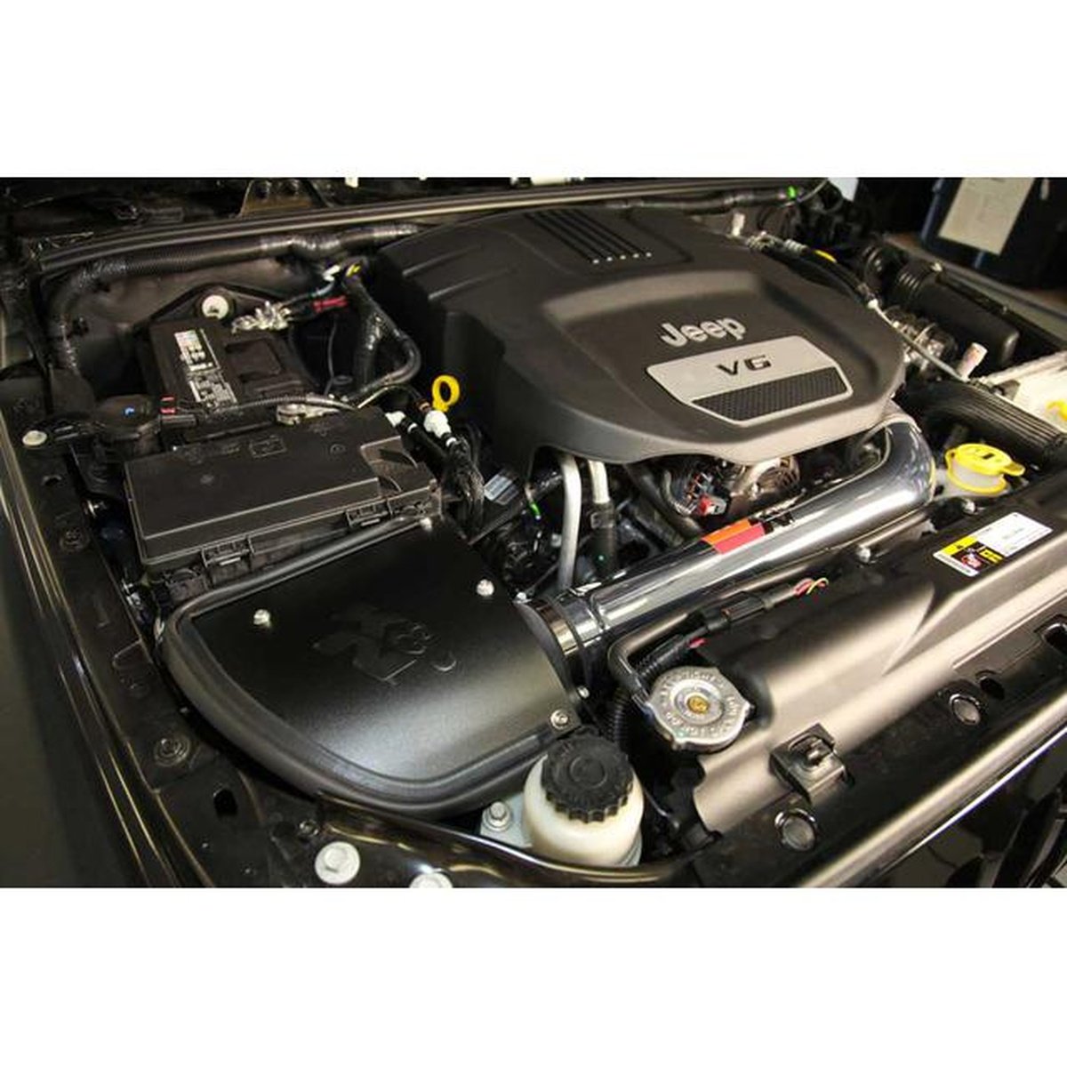 K&N 77-1566KP 77 Series Induction Kit fits Jeep Wrangler 3.6L V6 2012-17