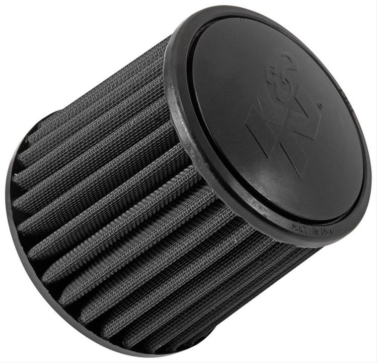 K&N 2-3/4" Clamp On Tapered Filter 6" Base 5.25" Top, 5.25" Tall RU-3103HBK