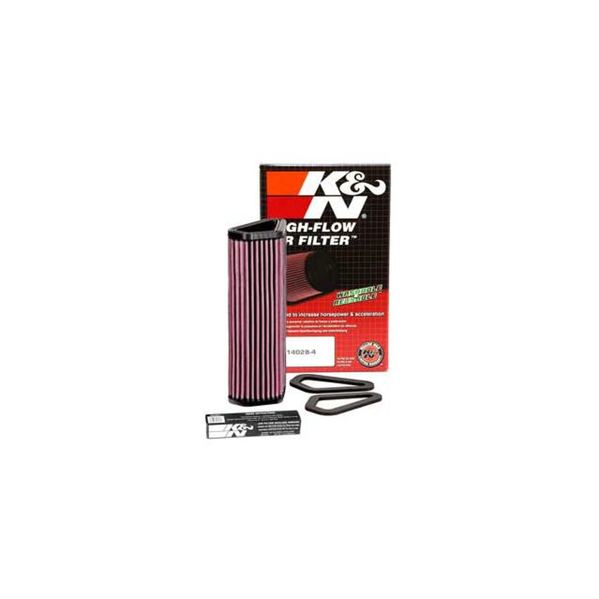 K&N Motorcycle Air Filter Fits Ducati 1098/S - DU-1007