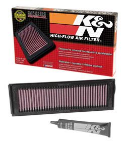 K&N Motorcycle Air Filter Fits Kawasaki ZX10R 04-05 - KA-1004