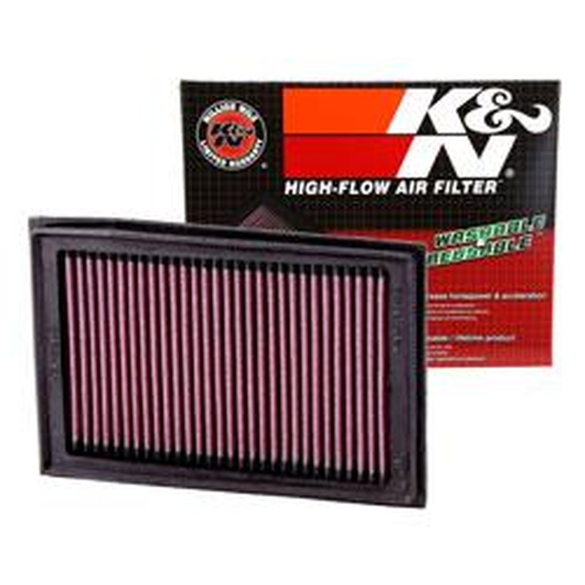 K&N Motorcycle Air Filter Fits Kawasaki EX250R - KA-2508