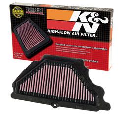 K&N Motorcycle Air Filter Fits Kawasaki ZX6R 07-08 - KA-6007