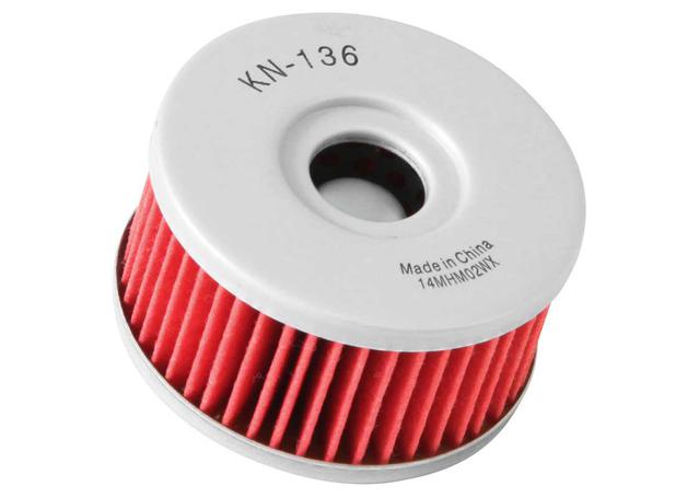 K&N Motorcycle Oil Filter Fits Suzuki DR250/350, GN250 - KN-136