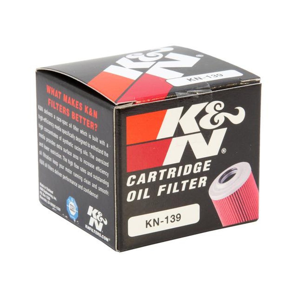 K&N Motorcycle Oil Filter Fits Suzuki DR400S & DRZ400 - KN-139