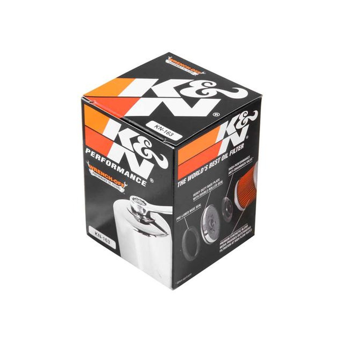 K&N Motorcycle Oil Filter Fits BMW K-Series and R1100 - KN-163