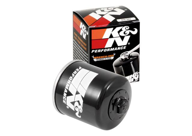 K&N Motorcycle Oil Filter Fits Honda, Kawasaki, Yamaha - KN-303