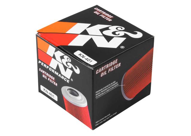 K&N Motorcycle Oil Filter Fits Honda, Kawasaki, Triumph  - KN-401
