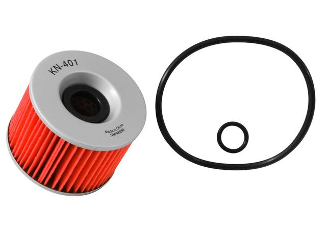 K&N Motorcycle Oil Filter Fits Honda, Kawasaki, Triumph  - KN-401
