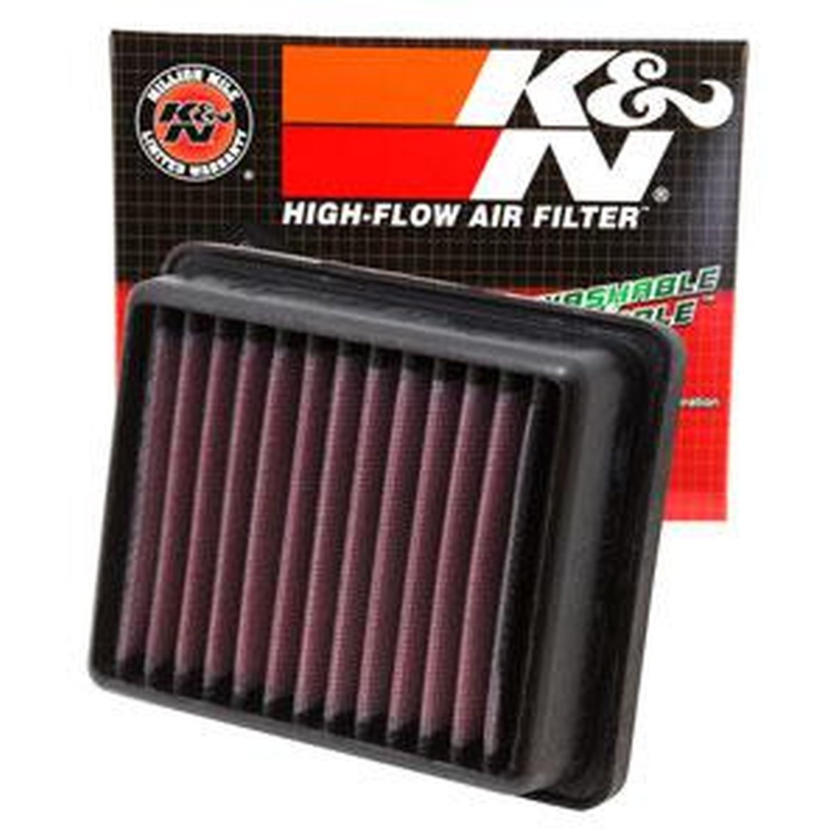 K&N Motorcycle Air Filter Fits KTM 125 & 200 - KT-1211