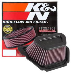 K&N Motorcycle Air Filter Fits Yamaha YZF R1 2015 On - YA-1015