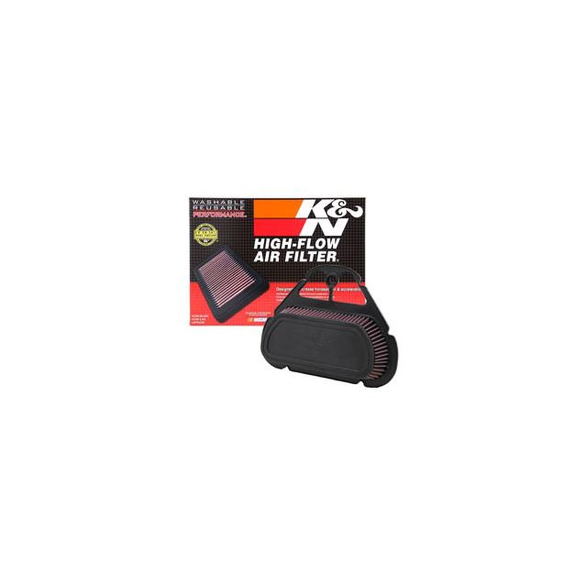K&N Motorcycle Air Filter Fits Yamaha YZF R6 99-05 - YA-6001