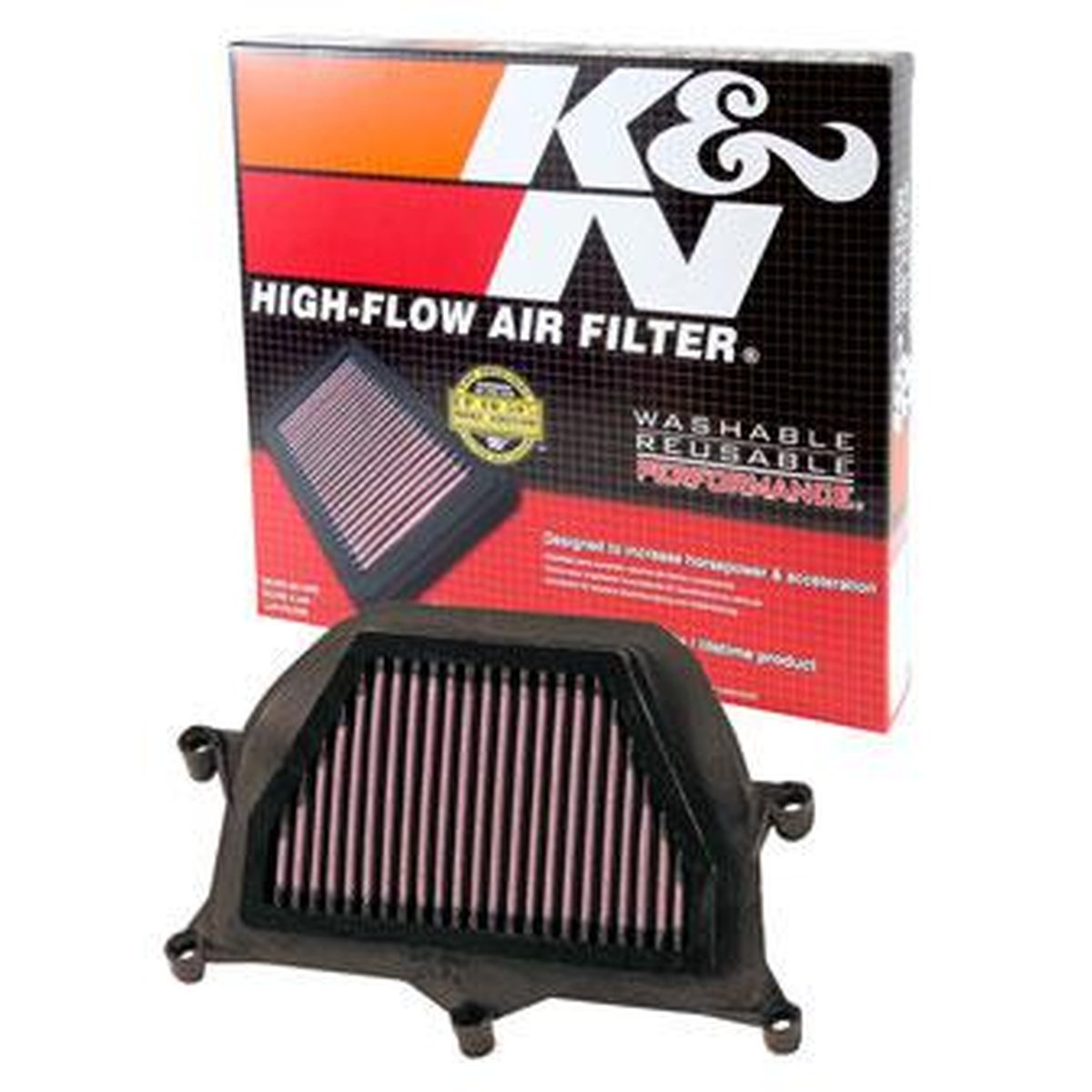 K&N Motorcycle Air Filter Fits Yamaha YZF R6 - YA-6006