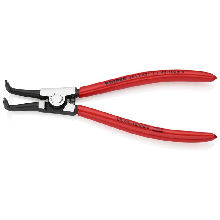 KNIPEX External Circlip Pliers Bent 200mm 4621A31