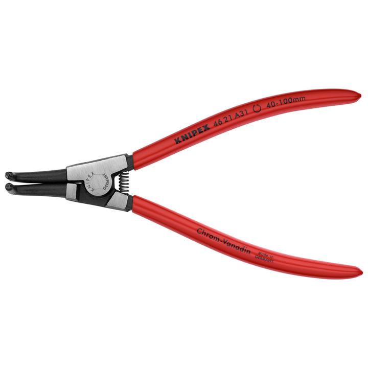 KNIPEX External Circlip Pliers Bent 200mm 4621A31