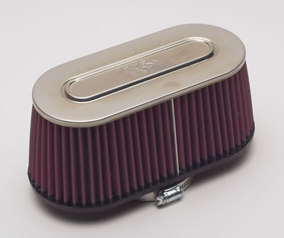K&N Air Filter Flame Arrestor - Oval Tapered KN59-5005