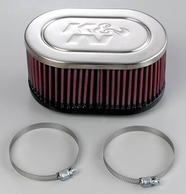 K&N Air Filter Dual Flange Oval Universal Air Filter KNRC-3510