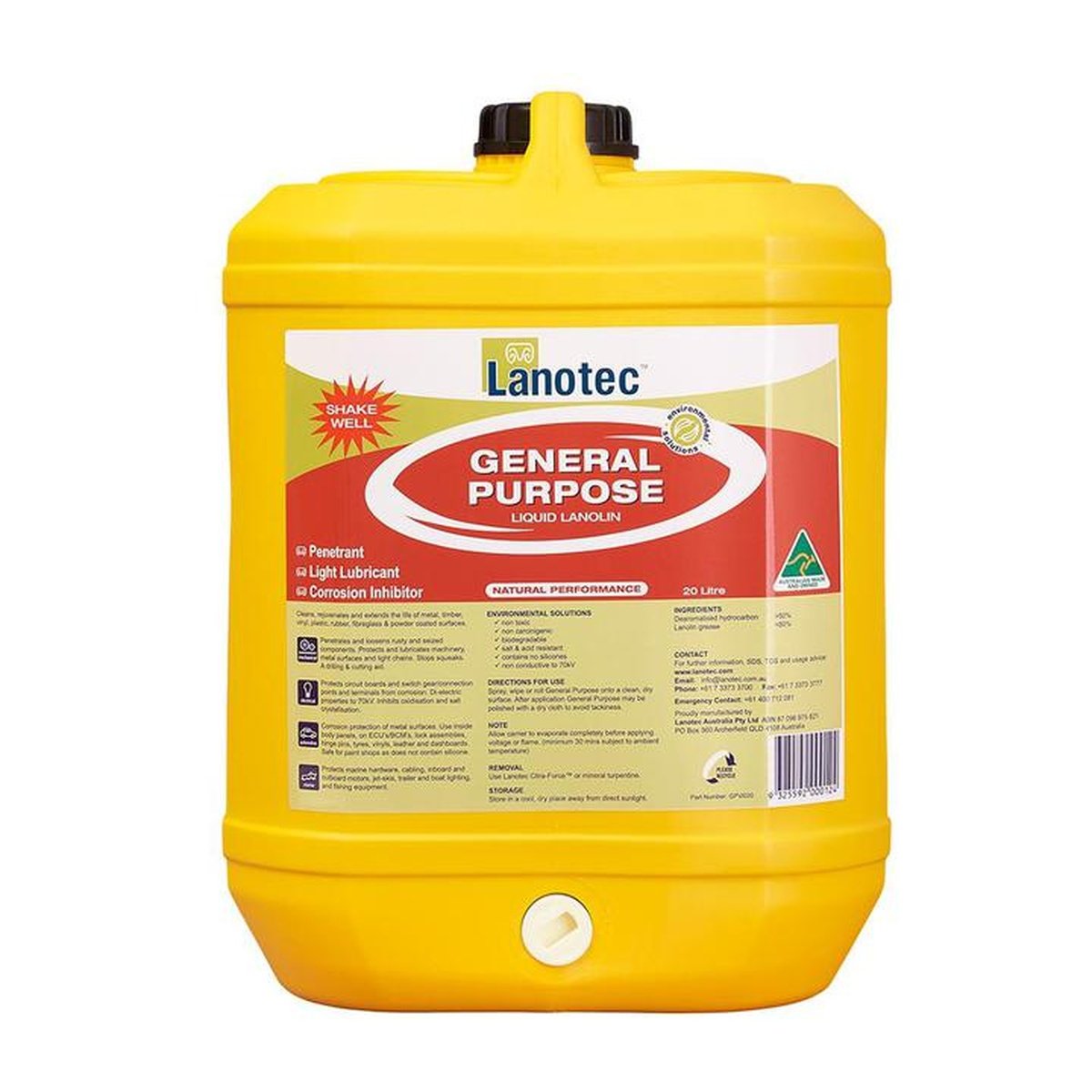 Lanotec General Purpose Liquid Lanolin 20L