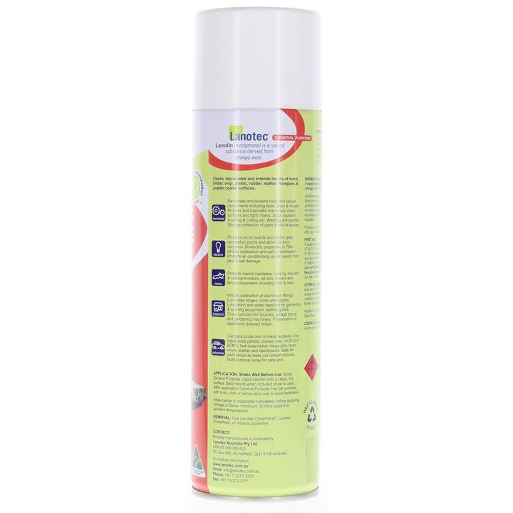 Lanotec General Purpose Lanolin Aerosol Spray 400g