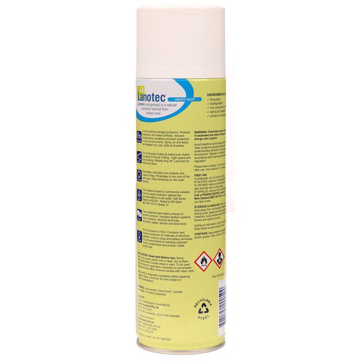 Lanotec Heavy Duty Lanolin Aerosol Spray 400g