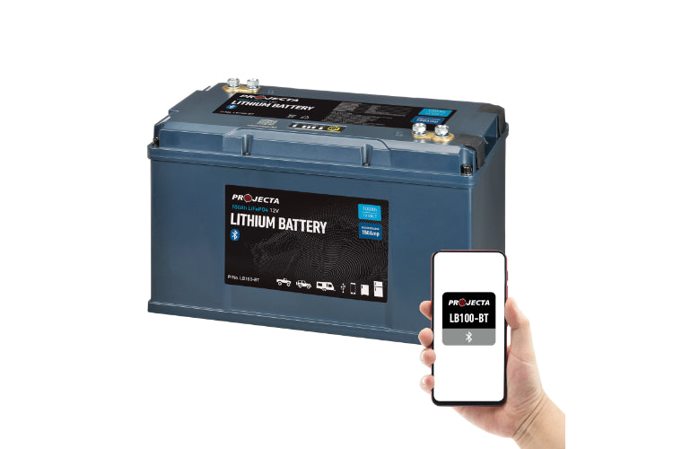 Projecta 100Ah 12V Lithium Battery 150Amp Discharge Bluetooth LB100-BT