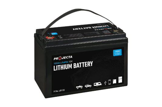 Projecta 100Ah 12V Lithium Battery 100Amp Discharge LB100