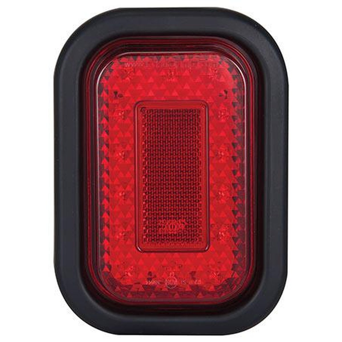 LED Autolamps Stop/Tail Reflector LED Light 12/24V w/Rubber Grommet & Plug 130RMG