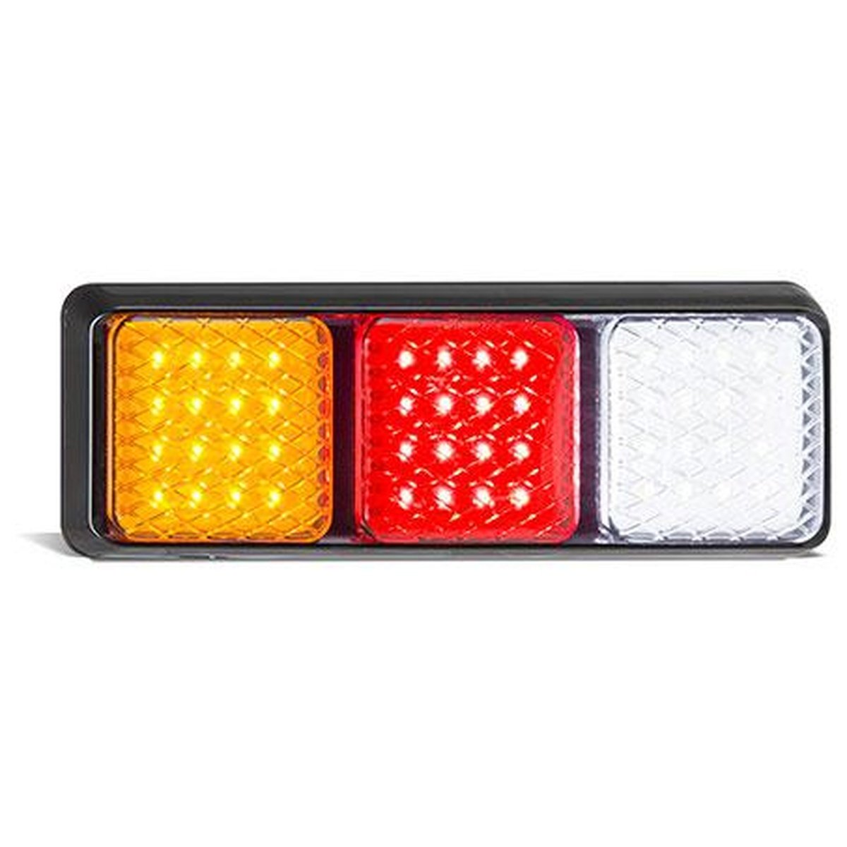 LED Autolamps Stop/Tail/Indicator/Reverse LED Light 12/24V 20cm Cable Blister Pack 282ARWM