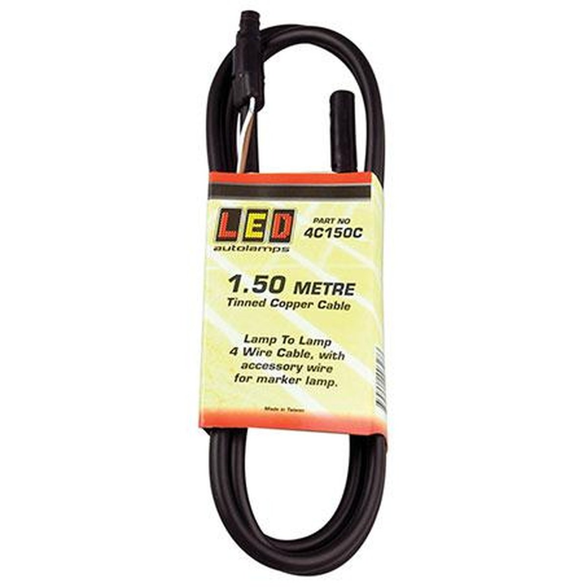 LED Autolamps Lamp To Lamp Cable 4 Core 1.5m (Suits LED Autolamps) 4C150C