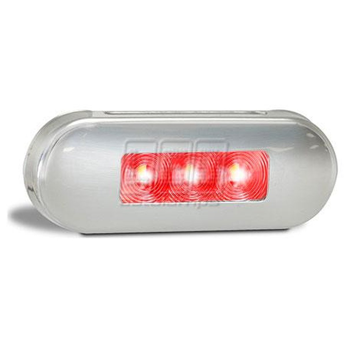 LED Autolamps Rear End Outline Marker Red LED 12/24V Chrome Housing 15cm Cable 86RMB