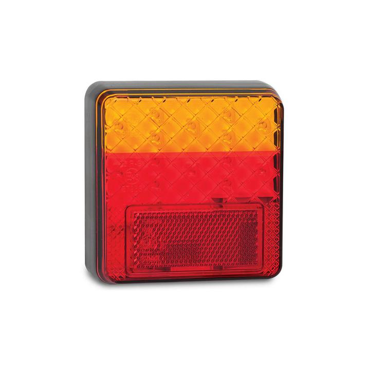 LED Autolamps Stop/Tail/Indicator Light LED 12V with Reflex Reflector 100BAR