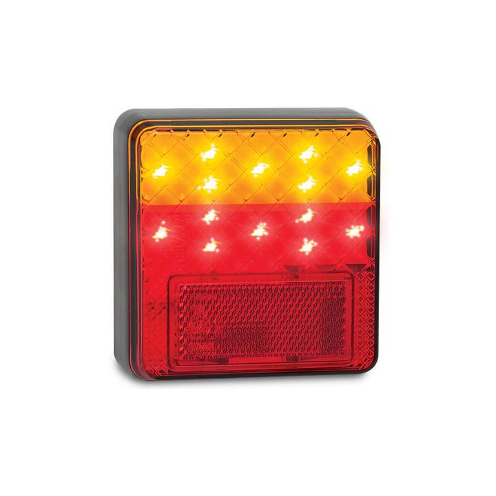 LED Autolamps Stop/Tail/Indicator Light LED 12V with Reflex Reflector 100BAR