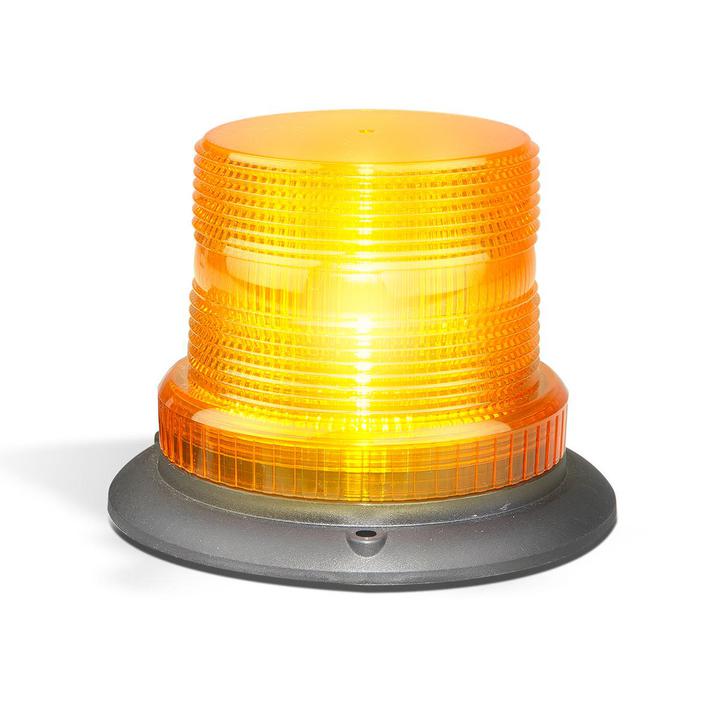 LED Autolamps Beacon Light LED Amber IP67 11/48V Fixed Mount 128AMF