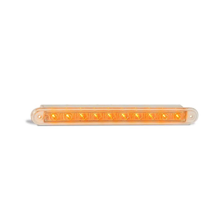 LED Autolamps Indicator Strip Lamp Clear 237 x 25mm 12V 235CA12