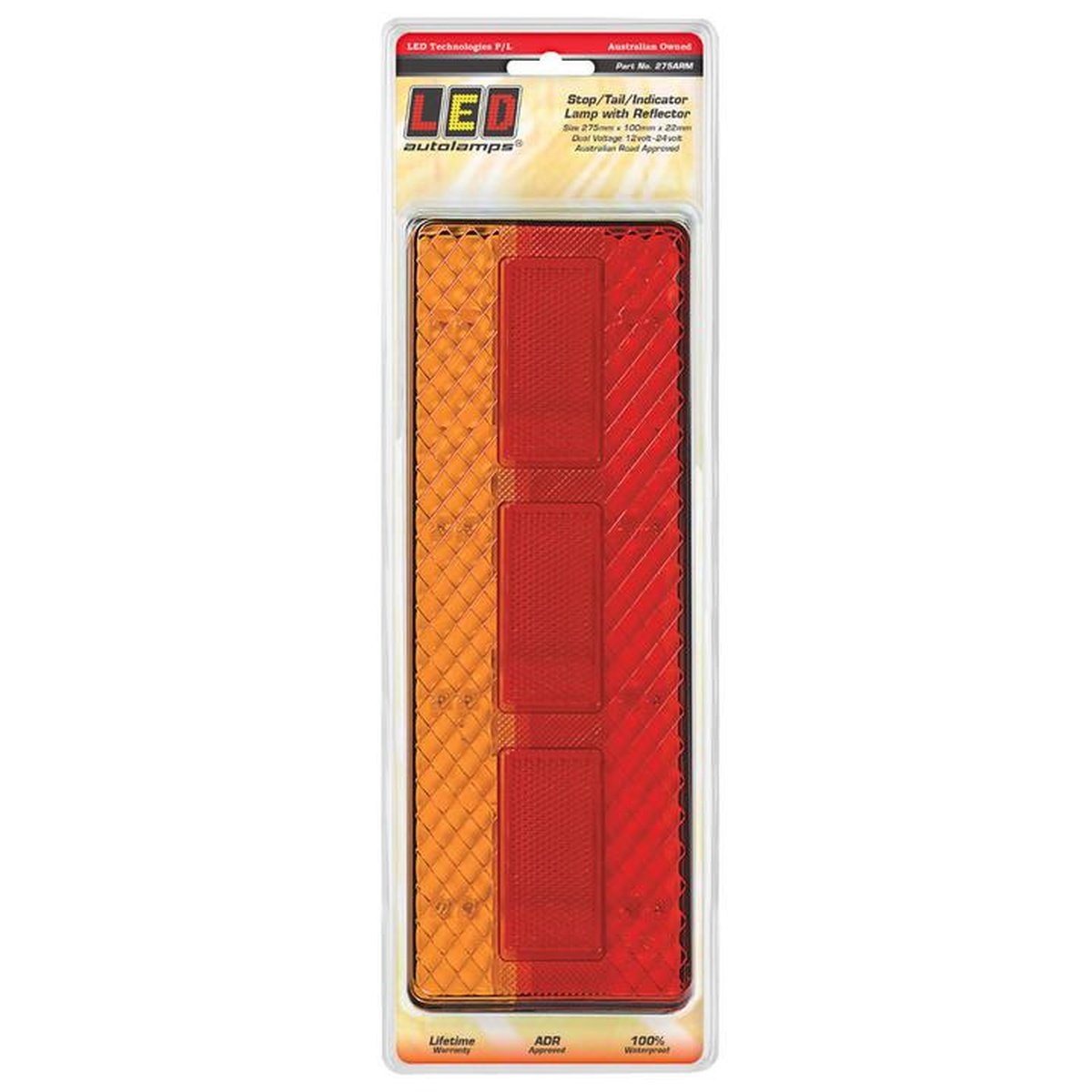 LED Autolamps Stop/Tail/Indicator/Reflector Light LED 12-24V 275ARM