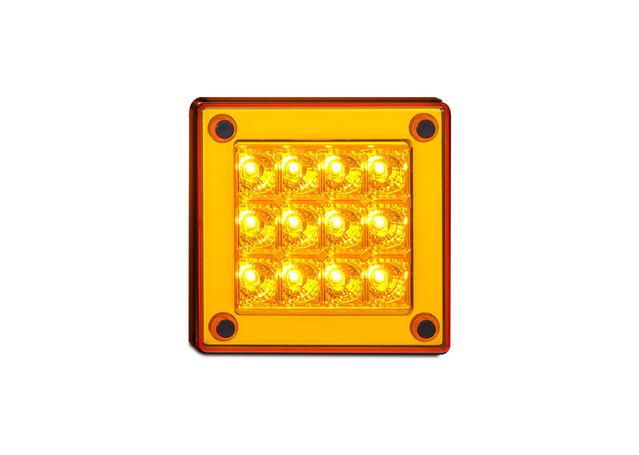 LED Autolamps 280 Series Indicator Light Rear 90mm 12-24V with 4mm Gasket 280AM