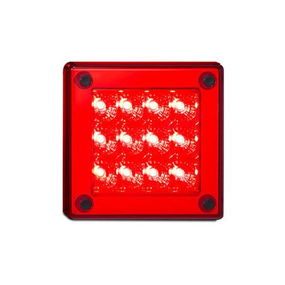 LED Autolamps Stop/Tail 12-LED Lamp Insert 12/24V Blister w/4mm Gasket fits 280 Series Lamps 280RM