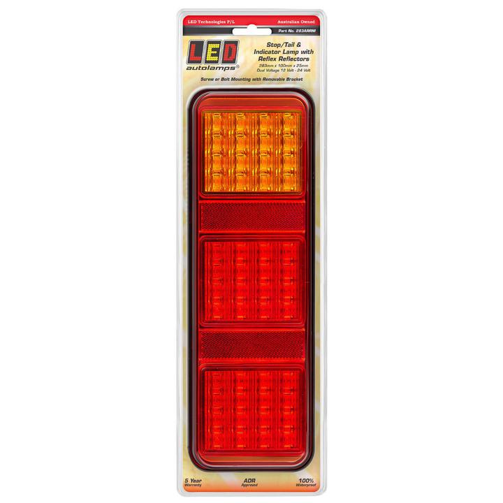 LED Autolamps Stop/Tail/Indicator/Reflector Light LED 12-24V 283ARRM