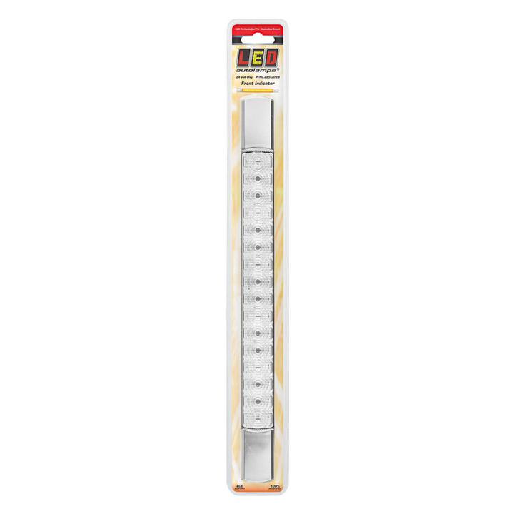 LED Autolamps Front Indicator Lamp with Chrome Bezel 24V 285CAT24