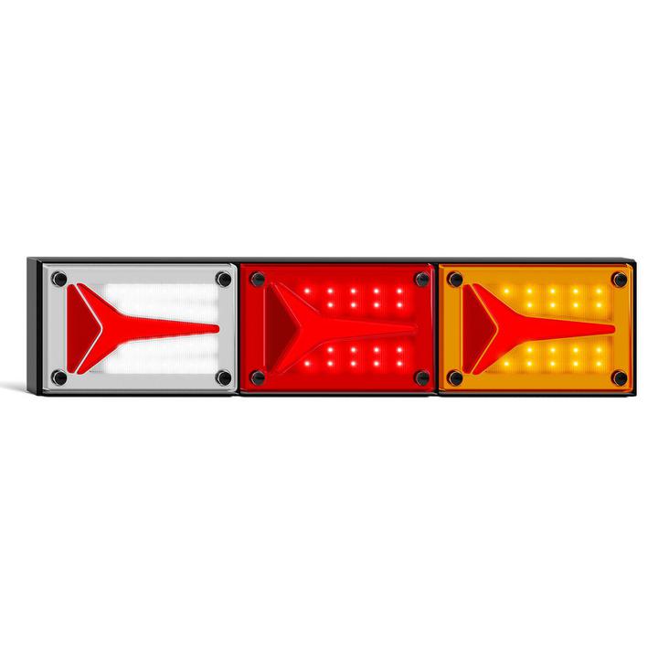 LED Autolamps Stop/Tail/Indicator/Reverse LED Light Diffused Tail Coloured Lens 595BARWM