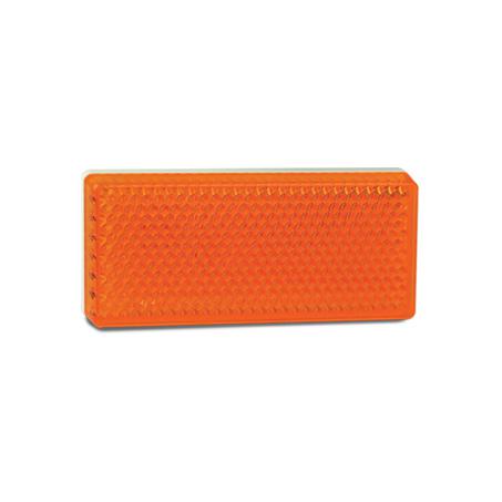 LED Autolamps Reflector Amber 70mmx30x6mm Rectangular 7030A
