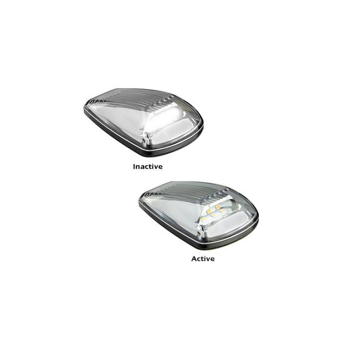 LED Autolamps Supplementary Cab Marker White 77x52x22mm 9-32V 77WCM