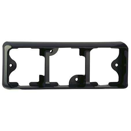 LED Autolamps Black Bracket Triple (Suits 80 Series Lights) 80B3BB