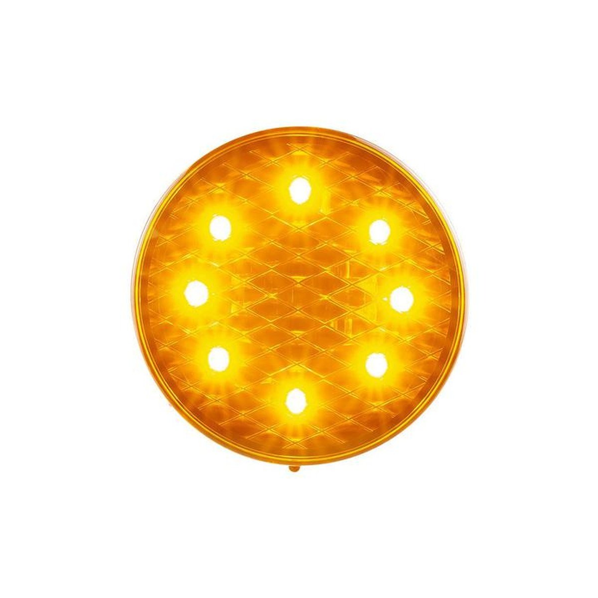 LED Autolamps Indicator Lamp Low Profile Rear Round Coloured Lens 80mm 12V 82A