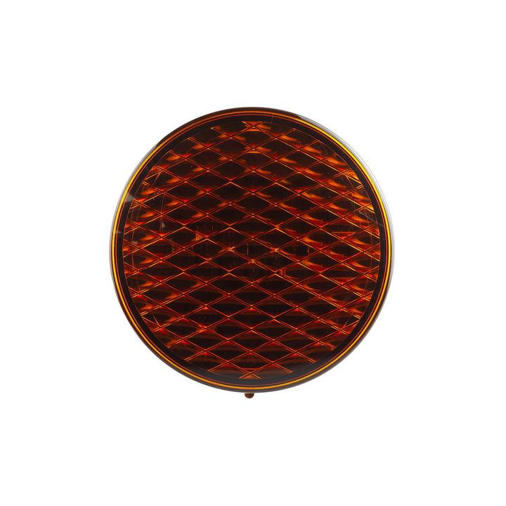 LED Autolamps Indicator Lamp Round Coloured Lens 80mm 12-24V 82AMB