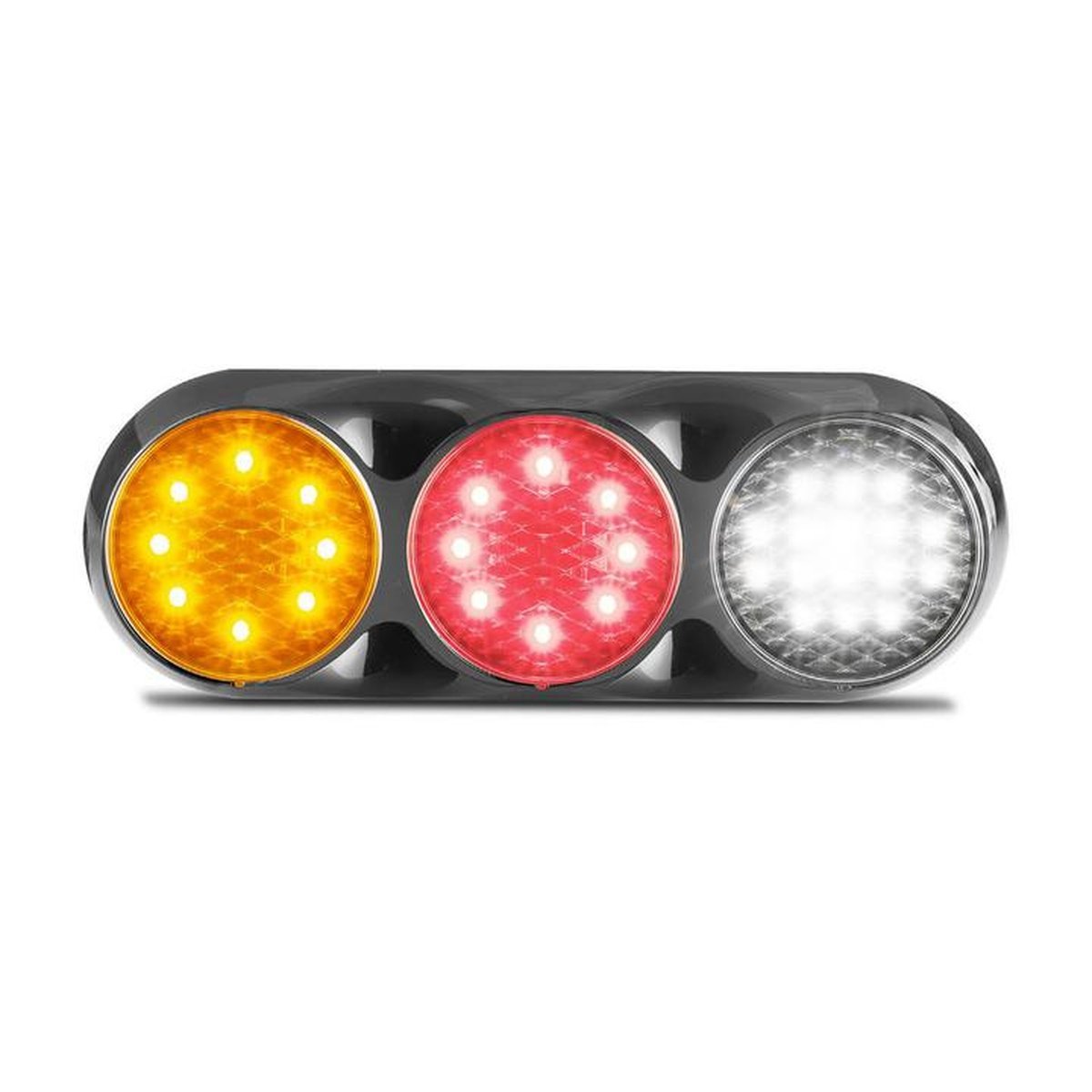 LED Autolamps Stop/Tail/Indicator/Reverse LED Light 12V Black Bracket 281x101x30mm 82BARW