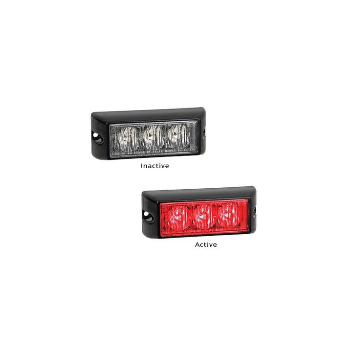 LED Autolamps Red Emergency Lamp with Synchronised Strobe 93RM