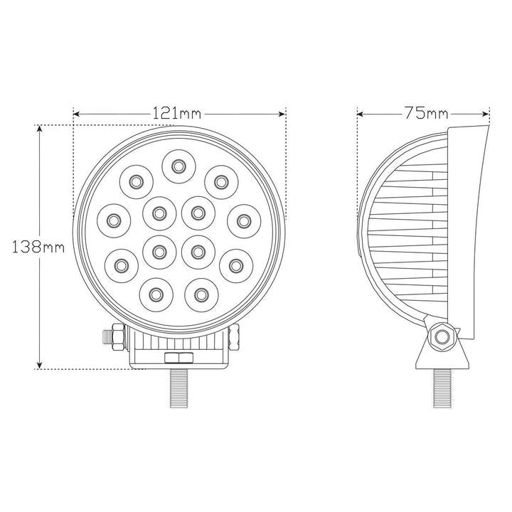 LED Autolamps 39 Watt Heavy Duty Flood Lamp FL39W