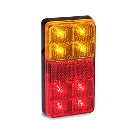 LED Autolamps Stop/Tail/Indicator/Reflector LED Trailer Light 12V H155/50