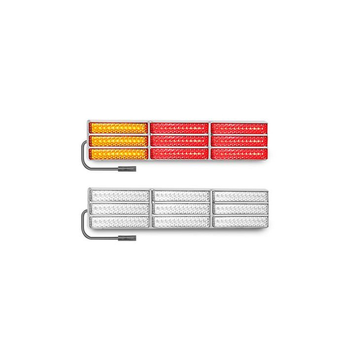 LED Autolamps Stop/Tail/Indicator LED Light LHS Chrome Bracket 6 Core Plug J9CCARRMLCSB