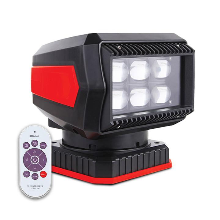 LED Autolamps Remote Control Search Light with 360° Rotation and 60° Tilt LSL500
